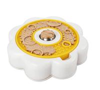Gamelle anti-tension pour animaux de compagnie - Tapis de léchage en silicone - Outil d'enrichissement de l'alimentation des chiens et des chats - Assiette interactive pour manger lentement
