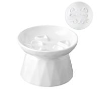 Gamelle anti-vomissements pour chats, design puzzle anti-vomissements | Gamelle surélevée anti-déversement, pas de menton noir, pour chien et chat, pour une alimentation saine