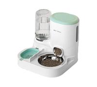 Gamelle automatique pour animaux de compagnie - Distributeur d'eau pour chiens et chats avec capacité | Station d'alimentation et d'eau créative à long terme avec filtre pour aliments humides