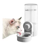 Gamelle automatique pour chat - Conteneur alimentaire de capacité, pièces amovibles, mécanisme de dosage automatique, double stockage d'eau alimentaire pour l'alimentation facile des animaux de