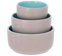 Kerbl Pet Gamelle en céramique Spirit Gris/Turquoise, 1500ml