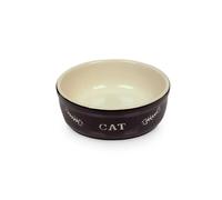 Gamelle céramique pour chat Nobby Pet Cat Noir 252 ml