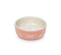 Gamelle céramique pour chat Nobby Pet Cat Rose 250 ml