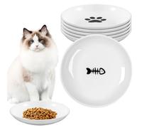 Gamelle Chat Ceramique Gamelle Chien: 6 Pièces Gamelle pour Chien, Bol Chat, Gamelle Chaton, Gamelles Ceramique pour Chats et Petits Chiens, Nourriture et Eau