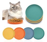 Gamelle Chat Set 8 Pièces Gamelle Plate Coloré Petite Ecuelle Chat Assiette Chat pour Les Chiots