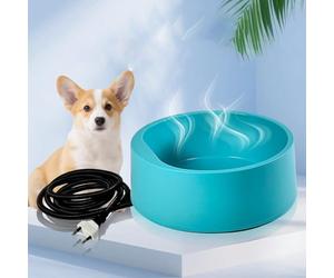 Gamelle chauffante pour animaux de compagnie - Gamelle chauffante pour animaux de compagnie - Gamelle électrique de maintien au chaud pour extérieur, ferme, arrière-cour, chenil, écurie, poulailler