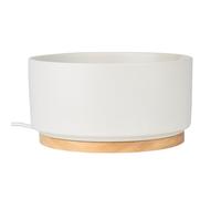Gamelle chauffante pour chat, bol d'eau pour animal domestique, sans déversement, chauffage USB pour protéger la colonne cervicale, bol intelligent en céramique pour animaux de compagnie, température