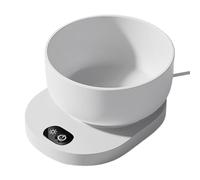 Gamelle chauffante pour chien - Abreuvoir électrique pour animaux de compagnie, plat à boire thermique, système d'hydratation extérieur en hiver | Mangeoire en céramique à contrôle automatique de la t