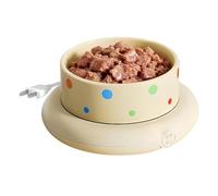 Gamelle chauffante pour chiens : mangeoire thermostatique avec chauffage, assiette électrique pour animaux de compagnie, récipient résistant au gel, isolé d'hydratation pour animaux, équipement