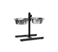 Gamelle chien bol en inox set de gamelles réglable 2 pièces gamelle surélevée