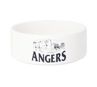 Gamelle Chien - Chat Céramique Angers Minimalist Ville France Patrimoine Château - 17.5cm