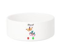 Gamelle Chien - Chat Céramique Brazil is Calling Me Carnival Rio Mask - 17.5cm