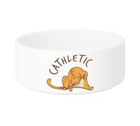 Gamelle Chien - Chat Céramique Cathletic Cat Dog Pets - 13cm