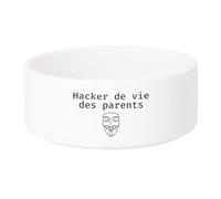 Gamelle Chien - Chat Céramique Hacker de Vie des Parents - 17.5cm