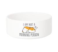 Gamelle Chien - Chat Céramique I Am Not a Morning Person Hamster Pets - 17.5cm
