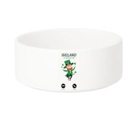 Gamelle Chien - Chat Céramique Ireland is Calling Me Leprechaun Clover Myth - 13cm