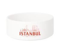 Gamelle Chien - Chat Céramique Istanbul Minimalist Voyage Culture Turquie - 13cm