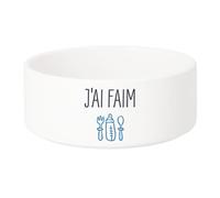 Gamelle Chien - Chat Céramique J'Ai Faim Biberon Bébé Mignon - 13cm