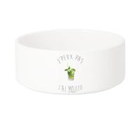 Gamelle Chien - Chat Céramique J'Peux Pas J'Ai Mojito Humour - 17.5cm