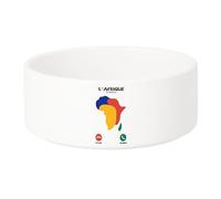Gamelle Chien - Chat Céramique L'Afrique m'appelle Voyage Passion Culture Tourisme - 17.5cm