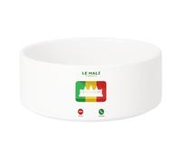 Gamelle Chien - Chat Céramique Le Mali m'appelle Voyage Passion Culture Tourisme - 13cm