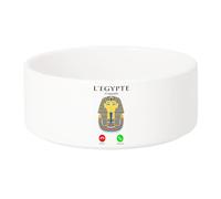 Gamelle Chien - Chat Céramique L'Egypte m'appelle Antique Culture Pharaons - 17.5cm