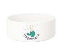 Gamelle Chien - Chat Céramique Meowmaid Cat Mermaid Sea Pets - 13cm