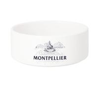 Gamelle Chien - Chat Céramique Montpellier Minimalist Ville France Sud Patrimoine - 13cm