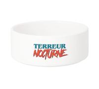 Gamelle Chien - Chat Céramique Terreur Nocturne Halloween Blague Humour - 13cm