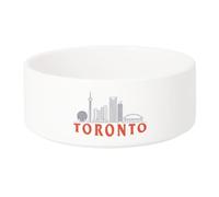 Gamelle Chien - Chat Céramique Toronto Minimalist Voyage Canada Amérique - 13cm