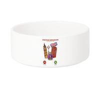Gamelle Chien - Chat Céramique United Kingdom is Calling Me London England - 13cm