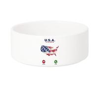 Gamelle Chien - Chat Céramique USA is Calling Me Flag Travel New York - 17.5cm