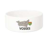 Gamelle Chien - Chat Céramique Vosges 88 Département Epinal Carte Ancienne Rare - 13cm