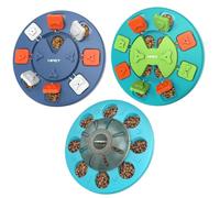 Gamelle Chien | Niveau 2 INTERMEDIAIRE | Jouet Interactif, stimule l'intelligence des Chiens | Jeu de Reflexion pour Chiens | Puzzle & Occupation | Accessoire & Tapis de fouille
