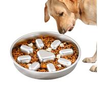 Gamelle d'alimentation lente pour chien - Bol labyrinthe anti-étouffement, base antidérapante, outil d'alimentation durable pour animaux de compagnie, accessoire d'alimentation sûr, équipement