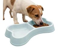 Gamelle de Nourriture et Eau pour Chien Distributeur 2-en-1 avec Base