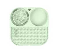 Gamelle de salle à manger pour animaux de compagnie avec ventouse et base antidérapante pour éviter de trop manger et maintenir la zone propre en silicone de qualité alimentaire