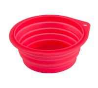 Gamelle de voyage en silicone Kerbl Rose 500 ml