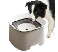 Gamelle d'eau anti-éclaboussures pour chien - Distributeur d'eau pour animaux de compagnie - Gamelle d'eau lente pour chien - Pour le coin d'alimentation seul dans l'appartement, la cuisine, le salon