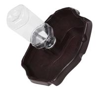 Gamelle d'eau Automatique pour Reptiles en Plastique, Aquarium | Surface Lisse, Stable et Robuste, pour Geckos et Tortues, Accessoire de Terrarium Alimentation en Eau