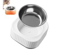 Gamelle d'eau chauffante pour animaux de compagnie | Distributeur d'eau thermostatique de 35 à 40 ℃ avec bol amovible pour chats et chiens - Fournitures de boisson pour animaux de compagnie par temps