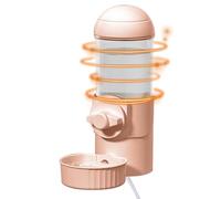 Gamelle d'eau chauffante pour chien - Siphon thermostatique pour hamster, abreuvoir pour cage à lapin, pour animaux domestiques, parents, vétérinaires, par temps froid, garage, grange, terrasse