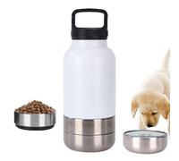 Gamelle d'eau portable pour chiens - Bouteille d'hydratation trois en un pour animaux de compagnie, bol amovible | Accessoire de plein air , randonnée, camping, aventures à la maison, chiots