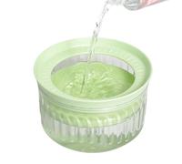 Gamelle d'eau pour chat, gamelle d'eau de 1800 ml anti-déversement, distributeur d'eau d'alimentation, récipient d'alimentation à boisson lente, grand abreuvoir amovible, abreuvoir