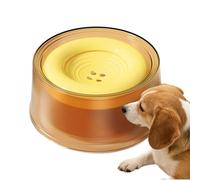 Gamelle d'eau pour chien - 1200 ml - Disque flottant pour chats et animaux de compagnie - Gamelle pour chat - Gamelle à alimentation lente - Pour animaux de compagnie de petite, moyenne et grande