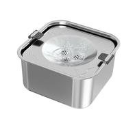Gamelle D'Eau Pour Chiens Anti-Débordement Gamelle Antidérapante En Acier