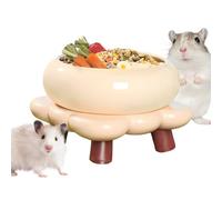 Gamelle d'eau pour hamster, récipient de bain antidérapant en céramique pour animaux de compagnie | Bol de bain pour petits animaux - Pour gerbilles, souris, furets, écureuils, chinchillas, hérissons