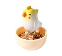Gamelle d'eau pour Oiseaux Gamelle Basculante Interactive Anti-Morsure | Bol d'eau pour oiseaux pour Grands Perroquets, Petits Perroquets, Inséparables, Bain, , Intérieur, Extérieur,