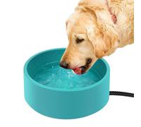 Gamelle d'hiver pour chien - 3,2 litres, gamelle chauffante résistante aux chocs, gamelle électrique de capacité pour chiens et chiots, résistante au gel avec contrôle de la température, matériau