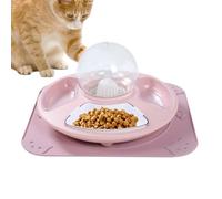 Gamelle d'intérieur pour chat, bol multifonction pour chat pour nourriture et eau - Bol pour chat pour routine d'alimentation parent appartement, salon, bureau, chambre à coucher, terrasse, balcon